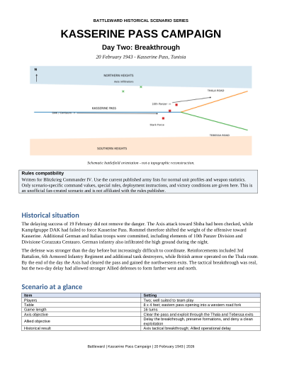 First page of 20 February 1943 — Breakthrough