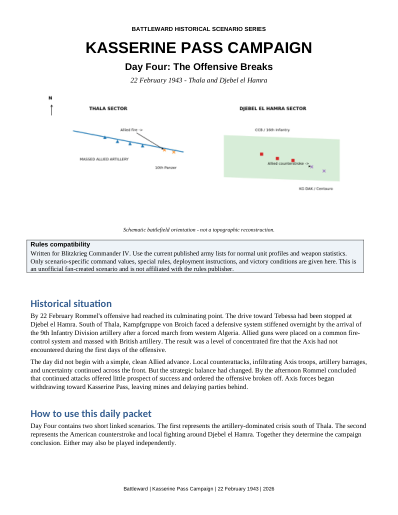 First page of 22 February 1943 — The Offensive Breaks