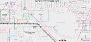 Justice Inc Empire City Street Map